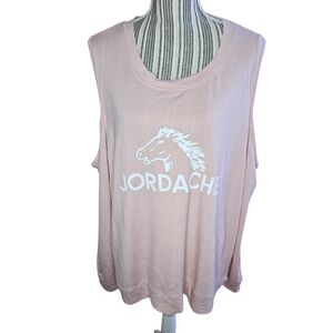 Jordache women's pink long-sleeved cold sholder top size 3X